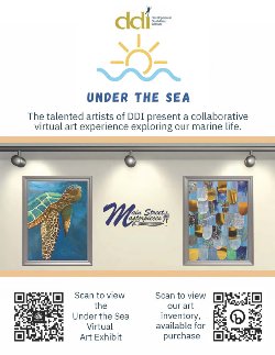 Under the Sea art exhibit flyer